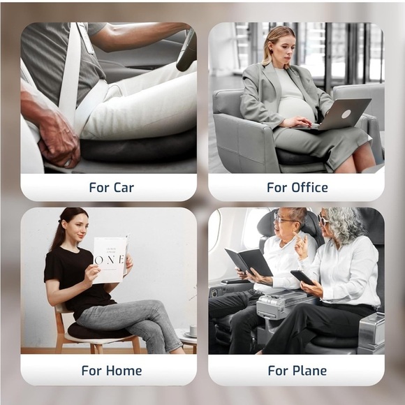 Brand New Donut Pillow Tailbone Relief Coccyx Seat Sitting Cushion Postpartum - Picture 4 of 16